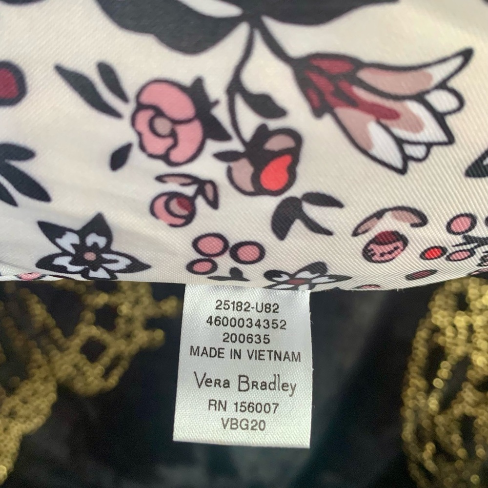 VERA BRADLEY Mini Carson Mauve Quilted Crossbody Shoulder Adjustable Camera Bag - Picture 14 of 16